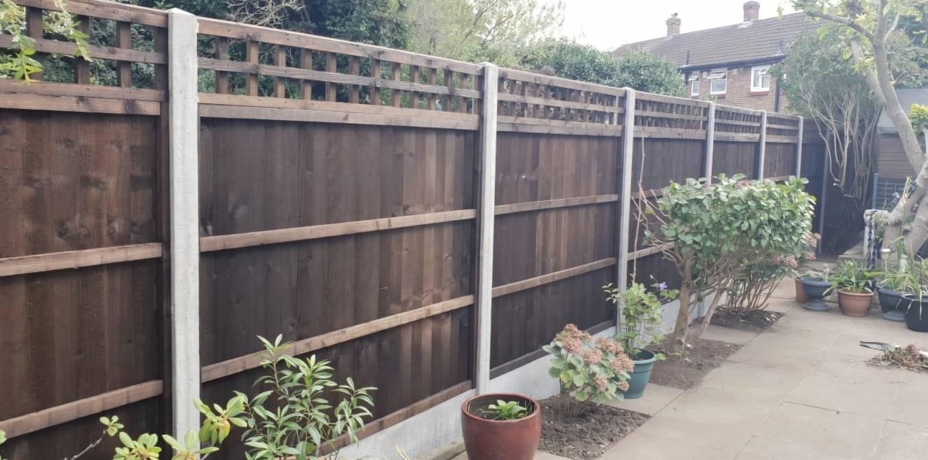 Fence repair work
