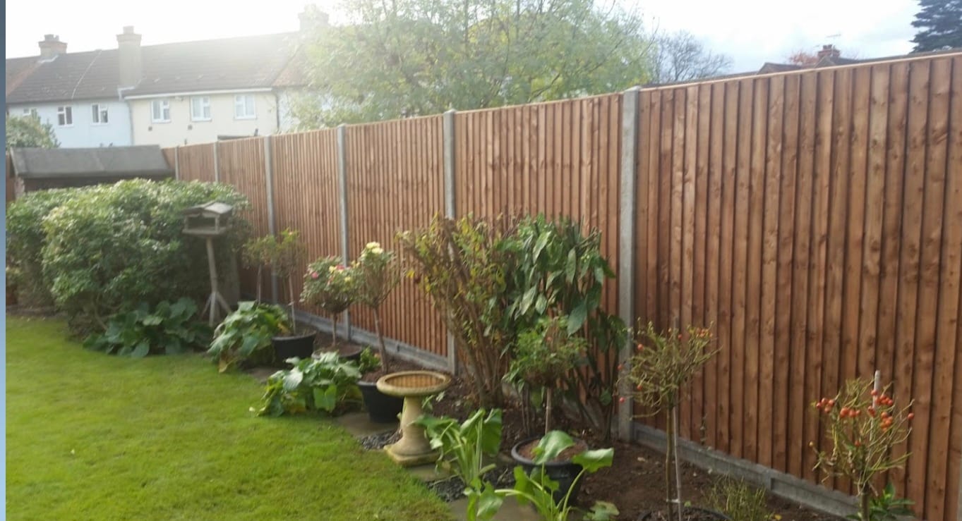 Concrete fencing installation by Gardiner Fencing Services