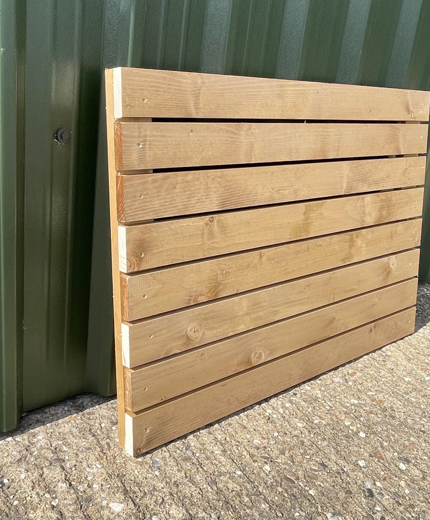 Timber fencing installed by Gardiner Fencing Services in Hayes