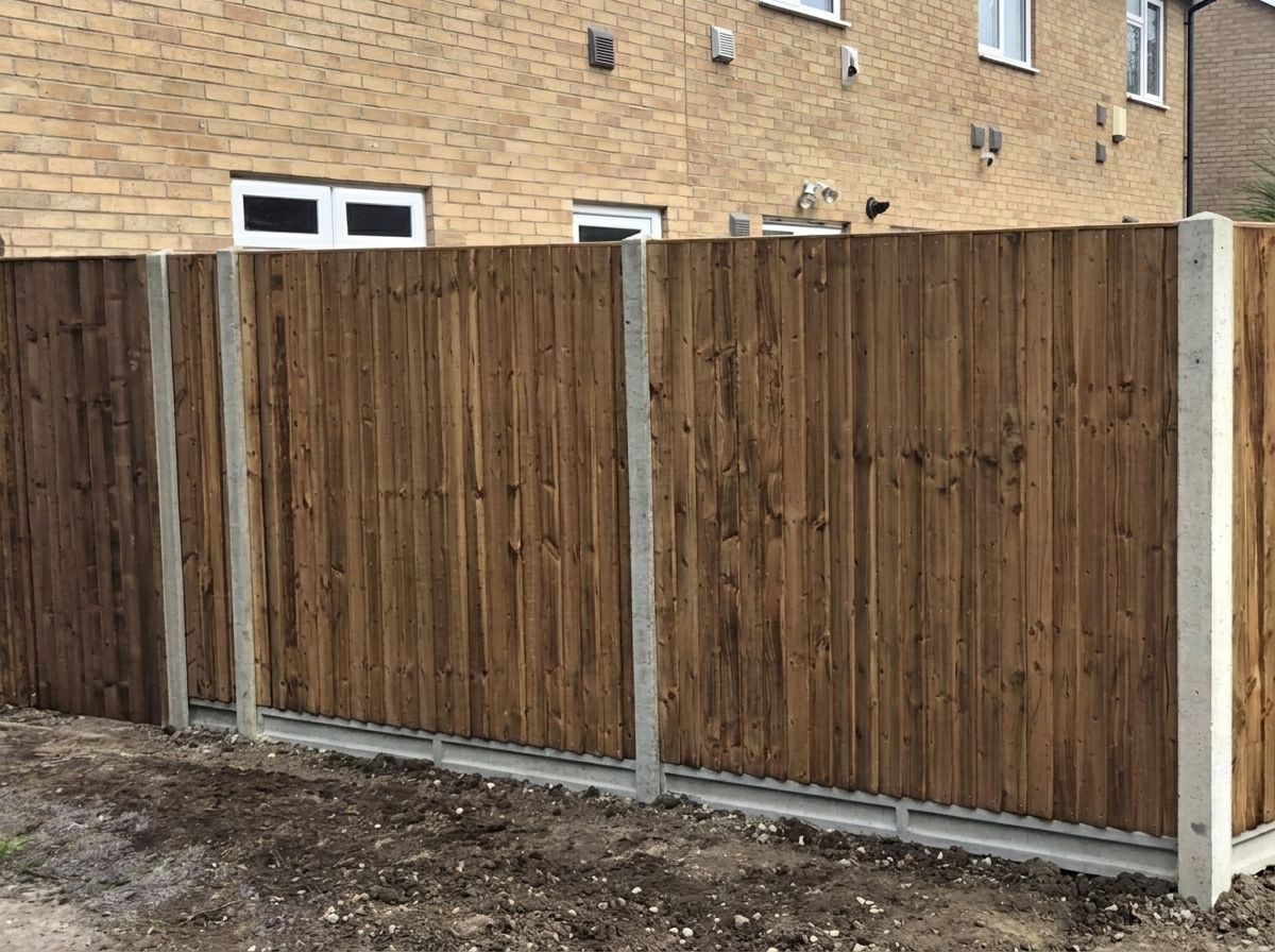 Fence repair work by Gardiner Fencing Services